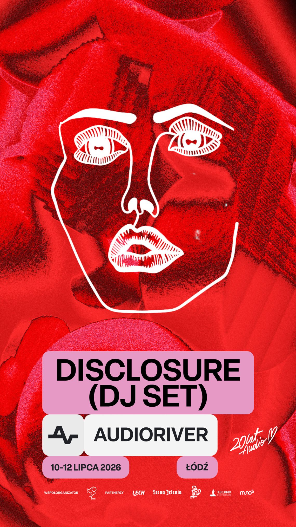 Disclosure drugim headlinerem na 20-lecie Audioriver