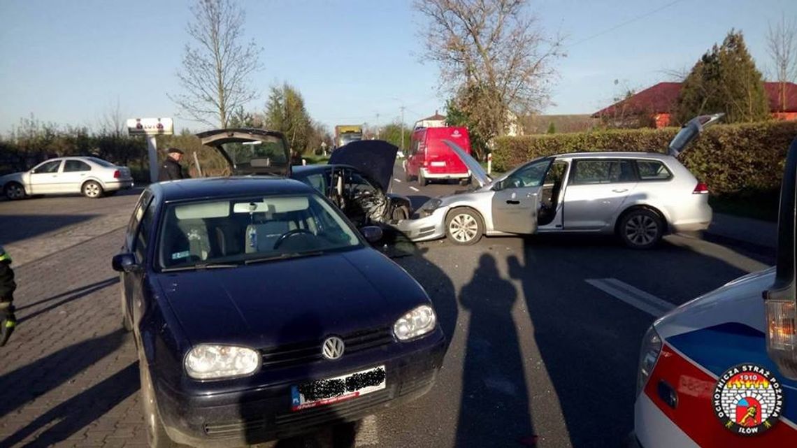 Dwa wypadki i kilkanaście kolizji