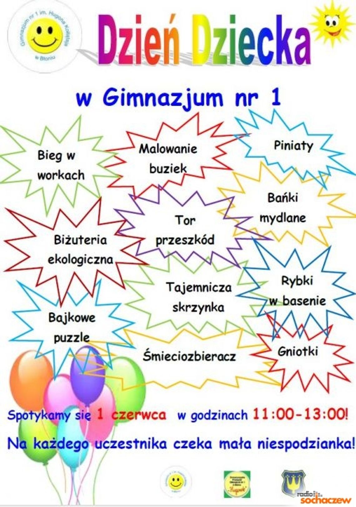 Dzień Dziecka w błońskim Gimnazjum nr 1 Dzień Dziecka w błońskim Gimnazjum nr 1