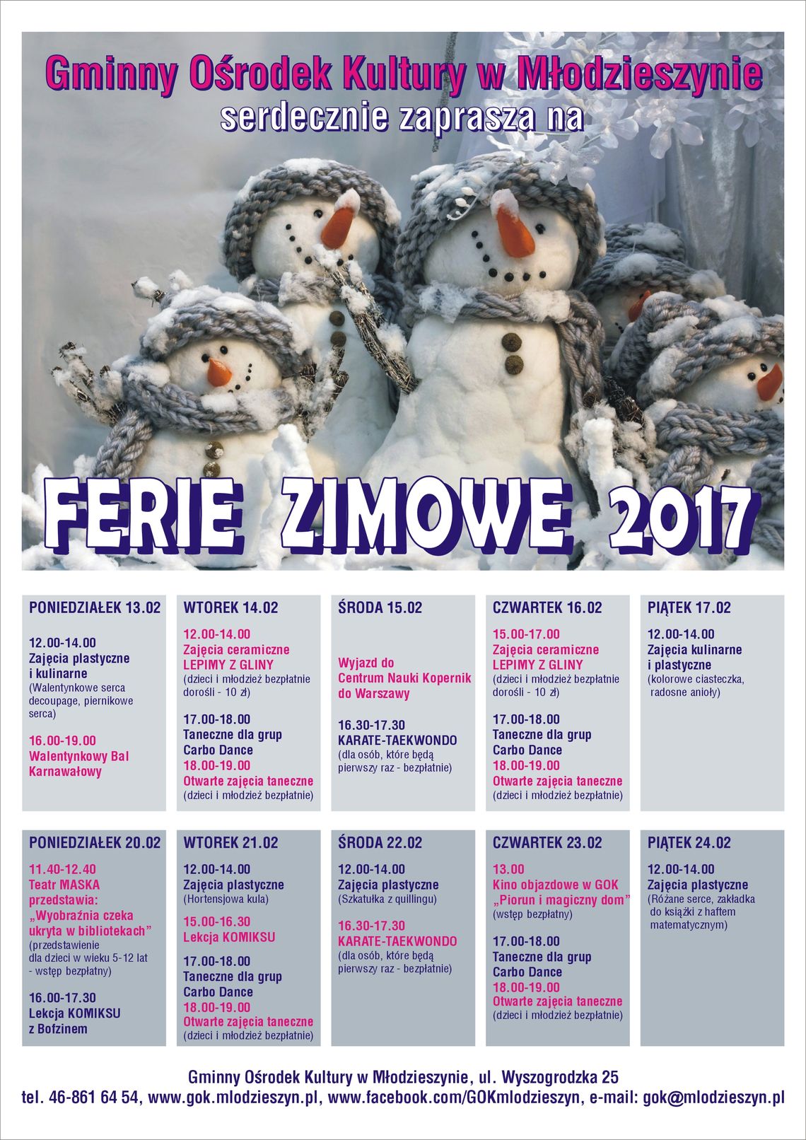 Ferie w Młodzieszynie