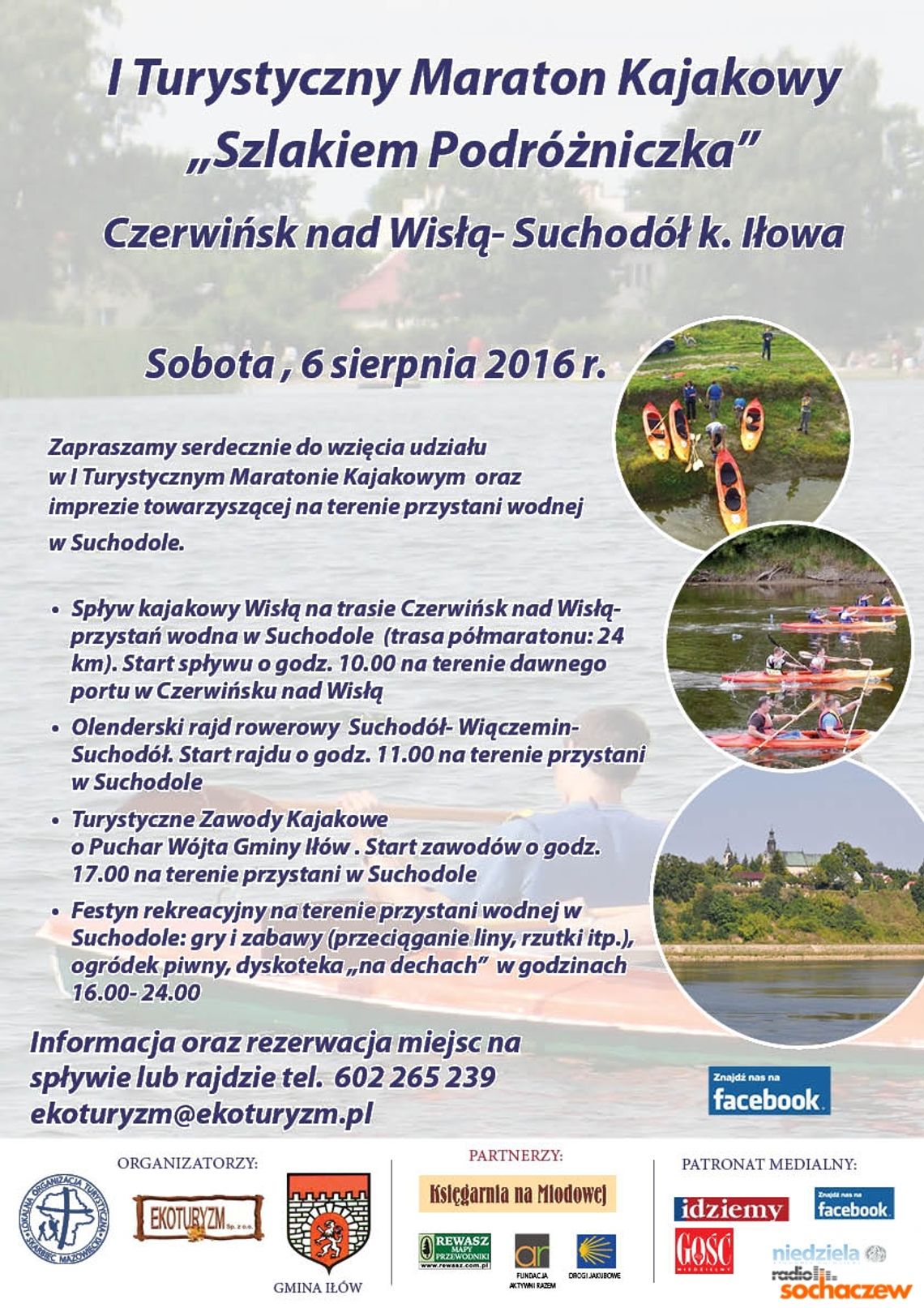 I Turystyczny Maraton Kajakowy 