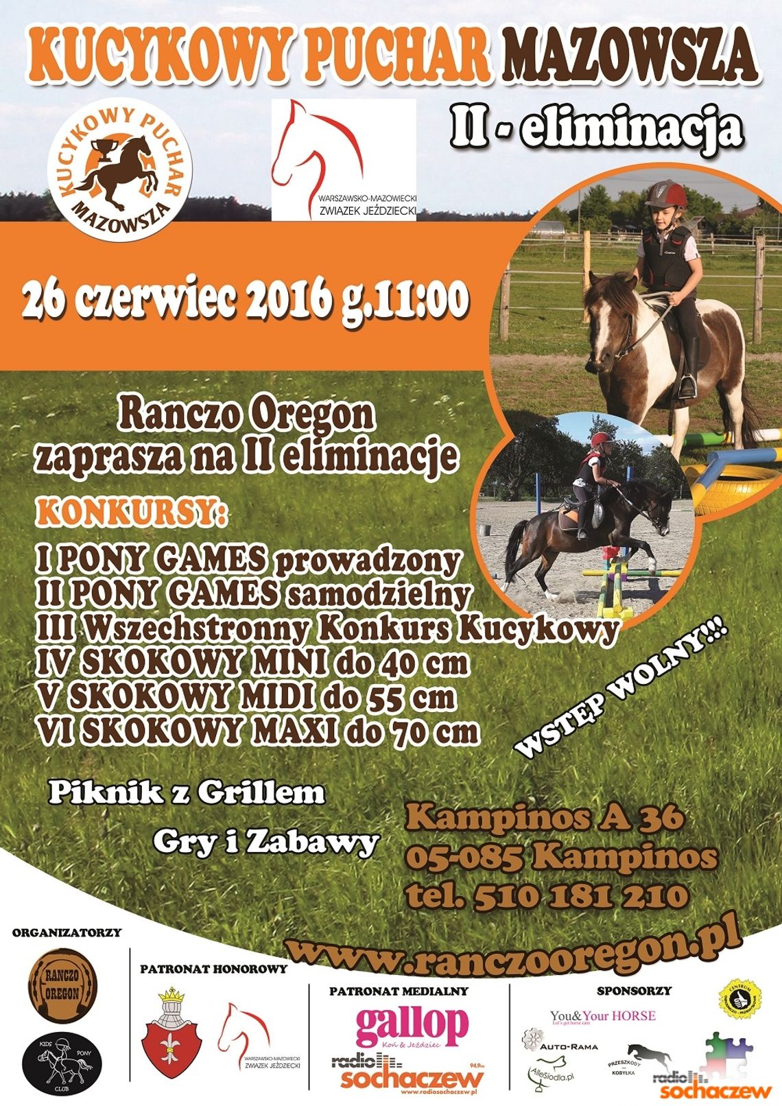 II Kucykowy Pucha Mazowsza w Kampinosie