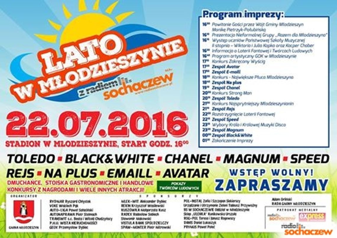 Lato w Młodzieszynie z Radiem Sochaczew! 