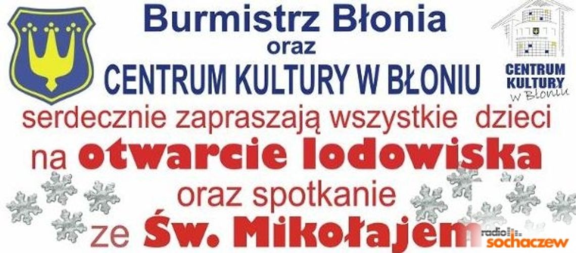 Lodowisko w Błoniu Lodowisko w Błoniu