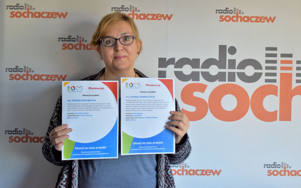 Magda Sochaczewska - Gralak zachęca do głosowania na nasze projekty w BOM