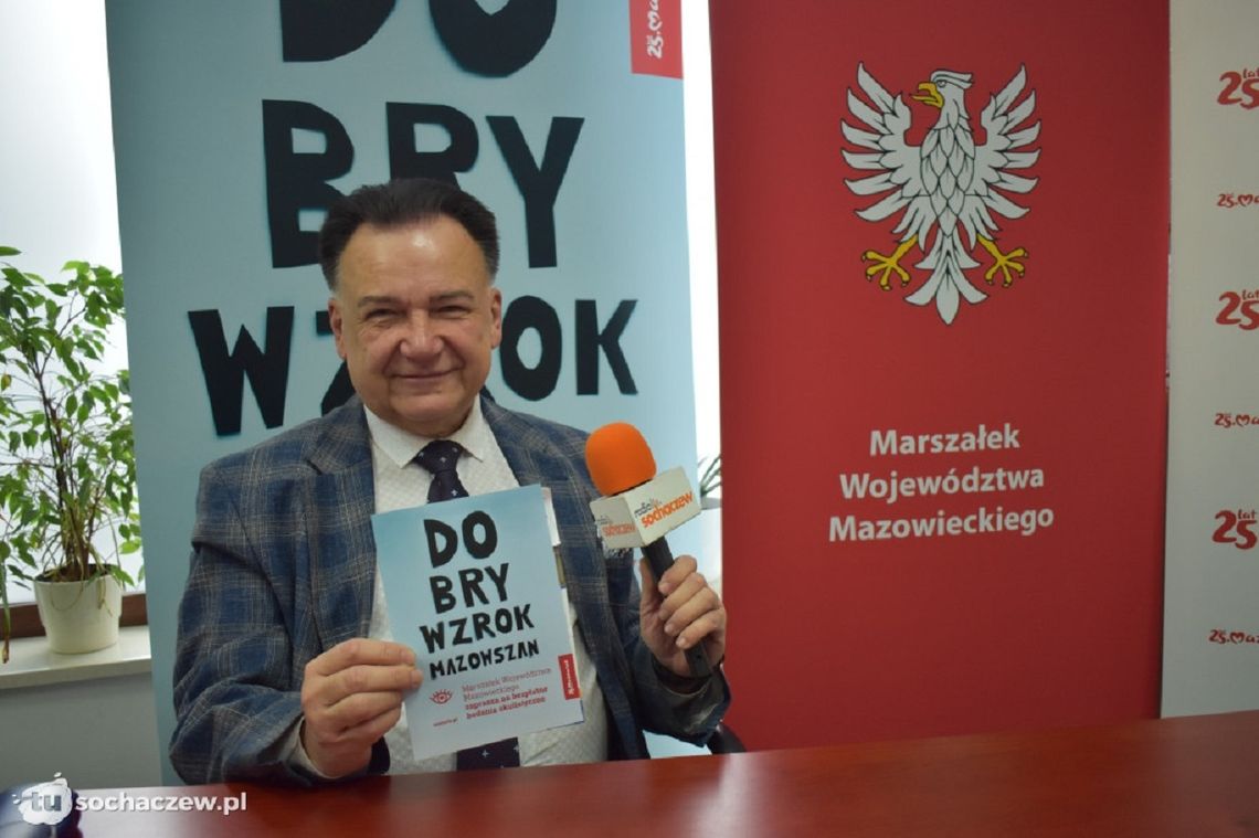 Marszałek Adam Struzik o programie Dobry wzrok Mazowszan