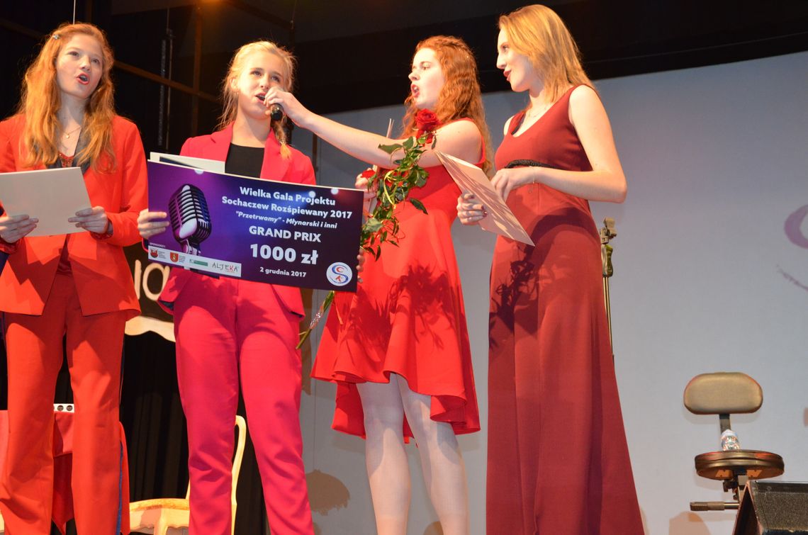Marysia Stasiak otrzymała Grand Prix projektu Sochaczew Rozśpiewany 2017, a Maria Fornalska nagrodę Radia Sochaczew