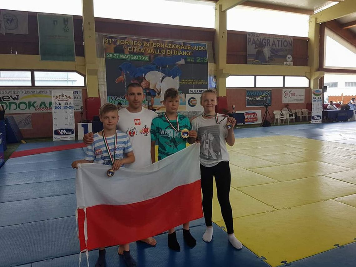 Medalowa zdobycz sochaczewskich judoków we Włoszech