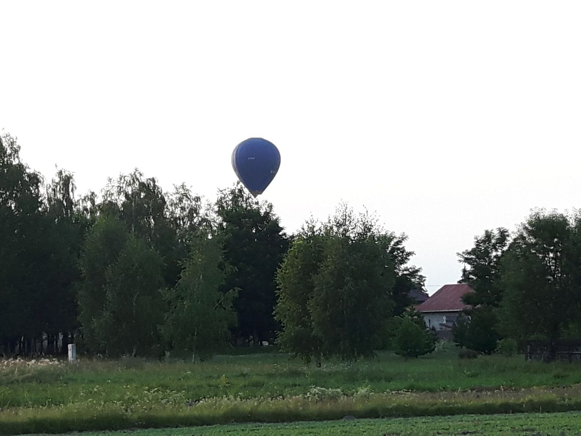 Mieszkańcy Altanki mogli podziwiać wczoraj przelot balonu 