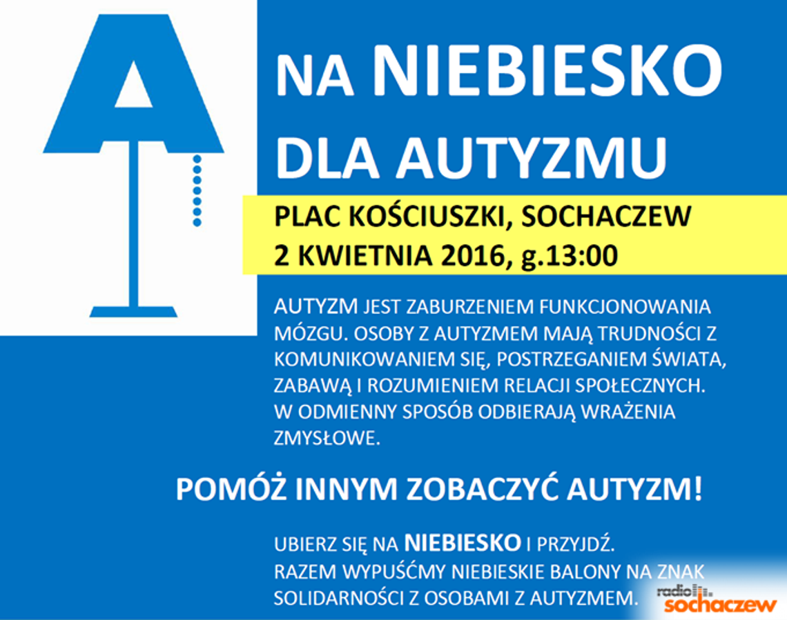 Na niebiesko dla autyzmu. Co w programie? Na niebiesko dla autyzmu. Co w programie?