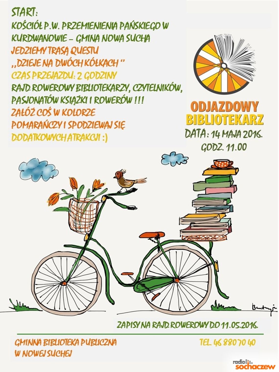 Odjazdowy bibliotekarz w Nowej Suchej Odjazdowy bibliotekarz w Nowej Suchej