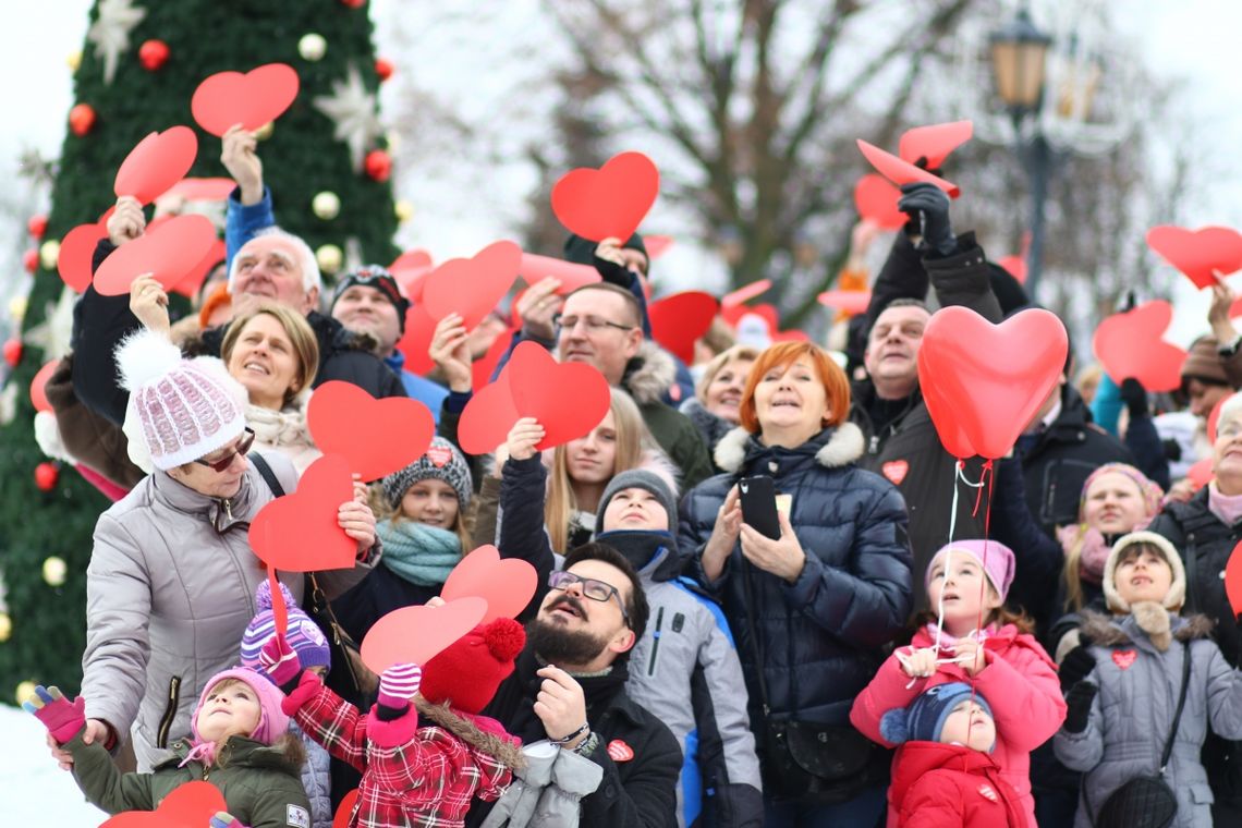 Orkiestrowe serce na Placu Kościuszki