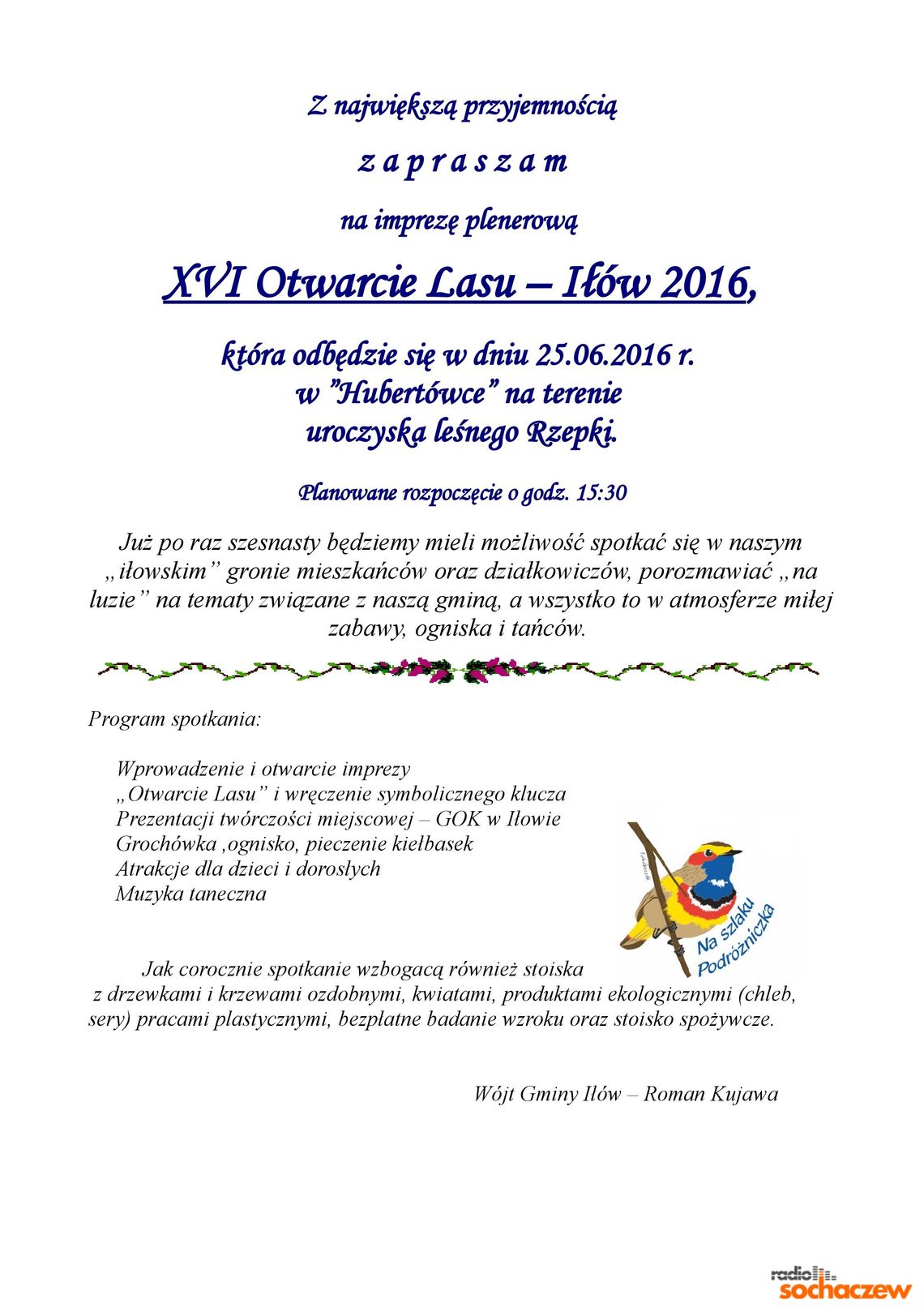 Otwarcie Lasu w Iłowie Otwarcie Lasu w Iłowie