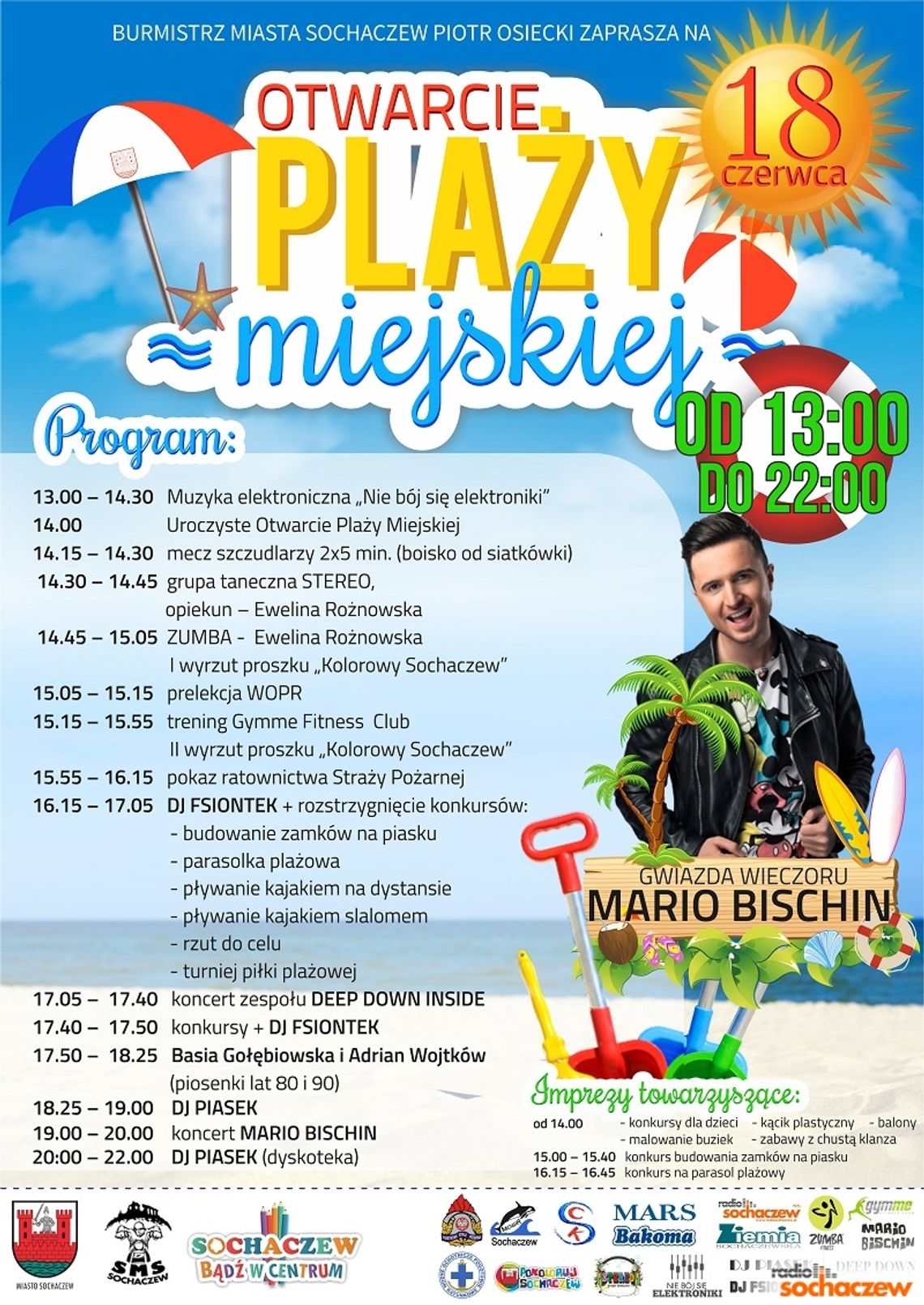 OTWARCIE PLAŻY MIEJSKIEJ W SOCHACZEWIE OTWARCIE PLAŻY MIEJSKIEJ W SOCHACZEWIE