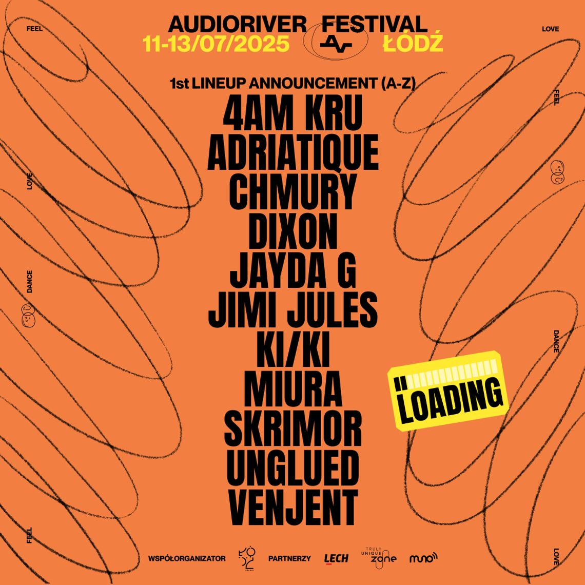 Pierwsze gwiazdy Audioriver Festival 2025 w Łodzi!