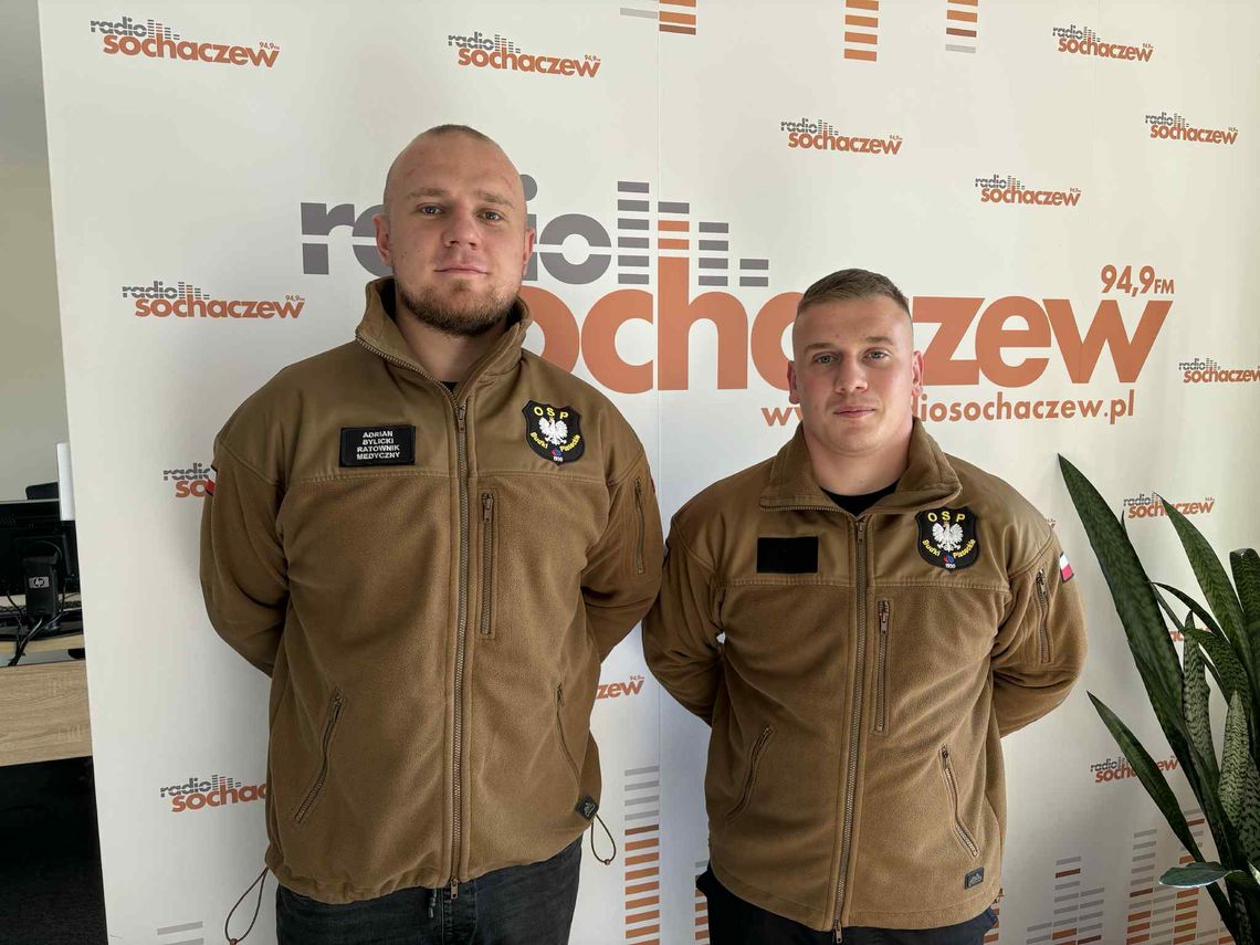Po Służbie: Adrian Bylicki i Bartłomiej Goliński z OSP Budki Piaseckie