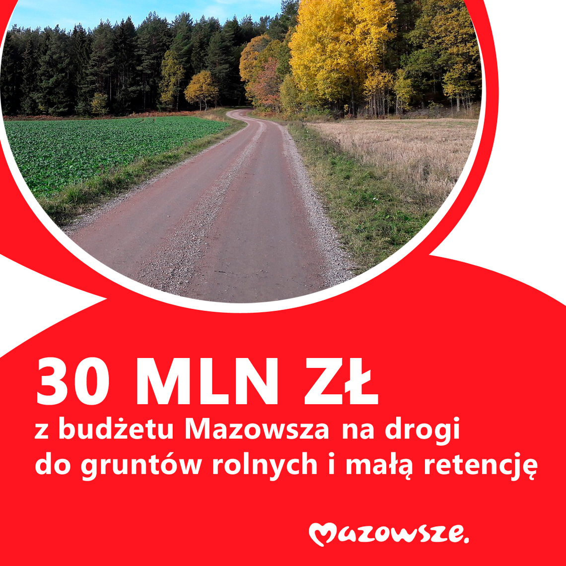 Ponad 30 mln zł z budżetu Mazowsza na drogi dojazdowe do gruntów rolnych i małą retencję - 7 Dni na Mazowszu