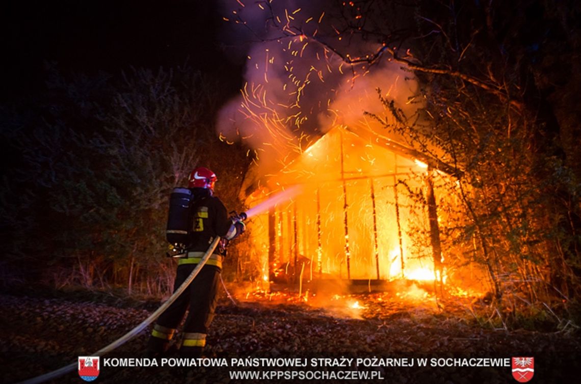 Pożar w Mikołajewie: budynek spłonął doszczętnie