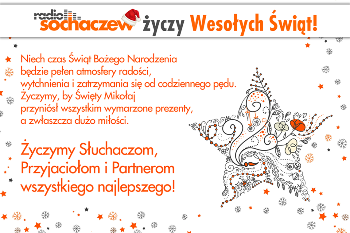 Radio Sochaczew życzy Wesołych Świąt