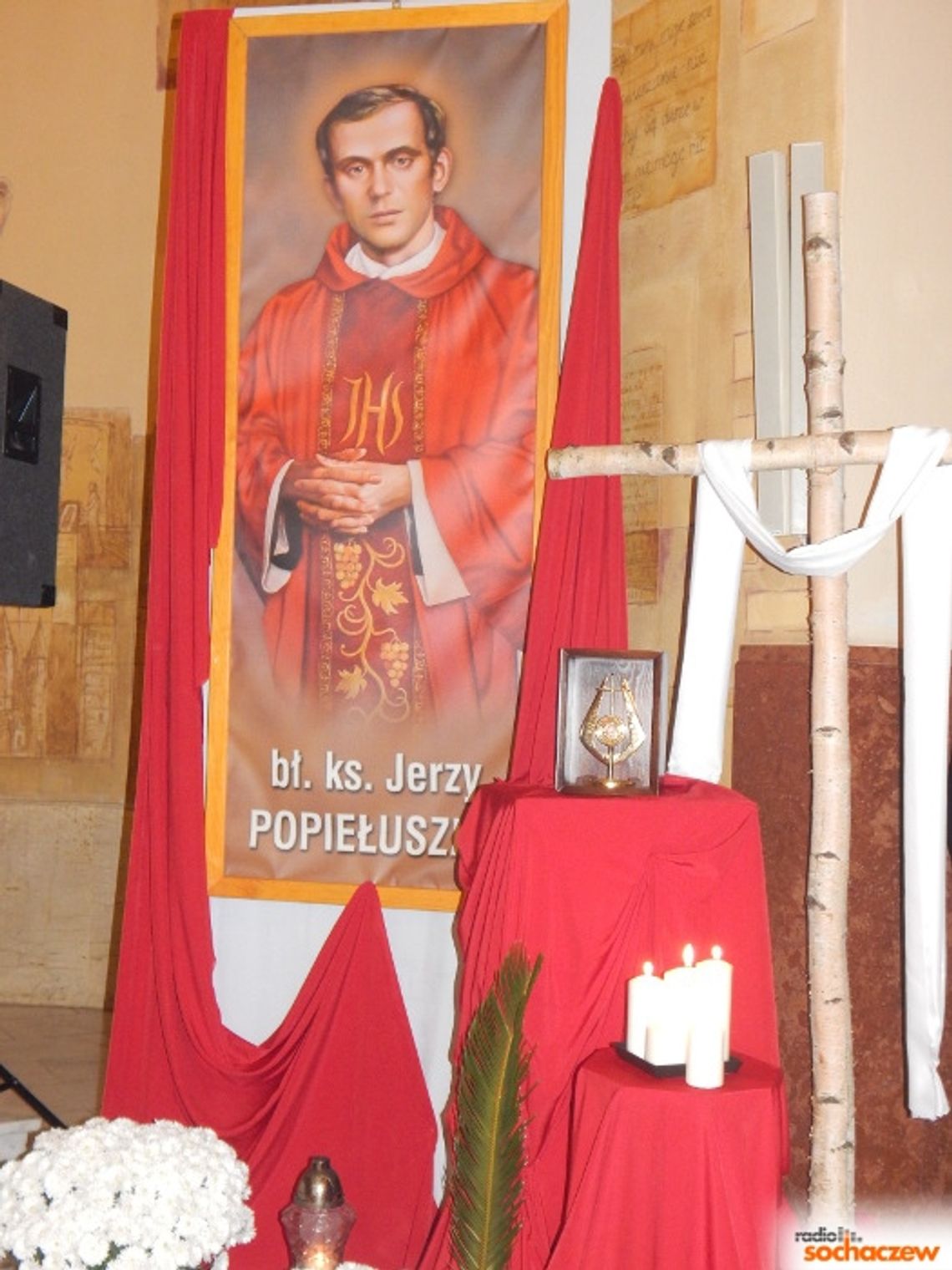 Relikwie ks. Jerzego Popiełuszki w sochaczewskim kościele