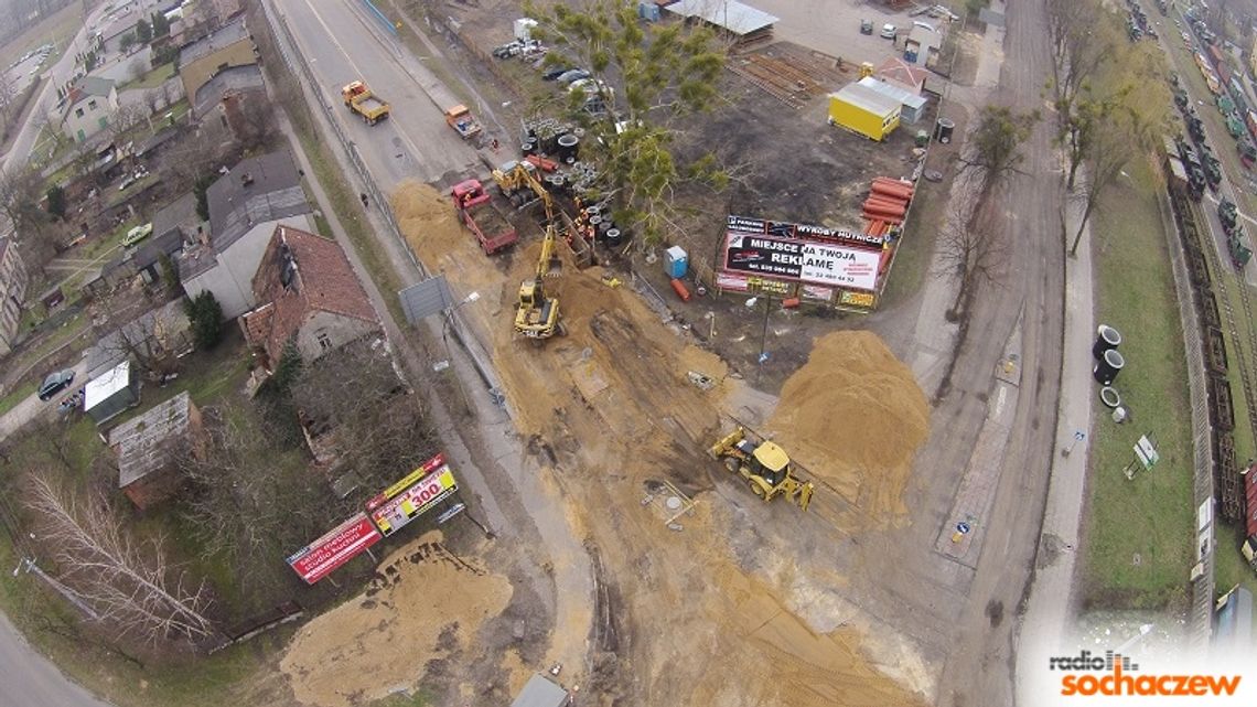 Remont ronda okiem drona Remont ronda okiem drona