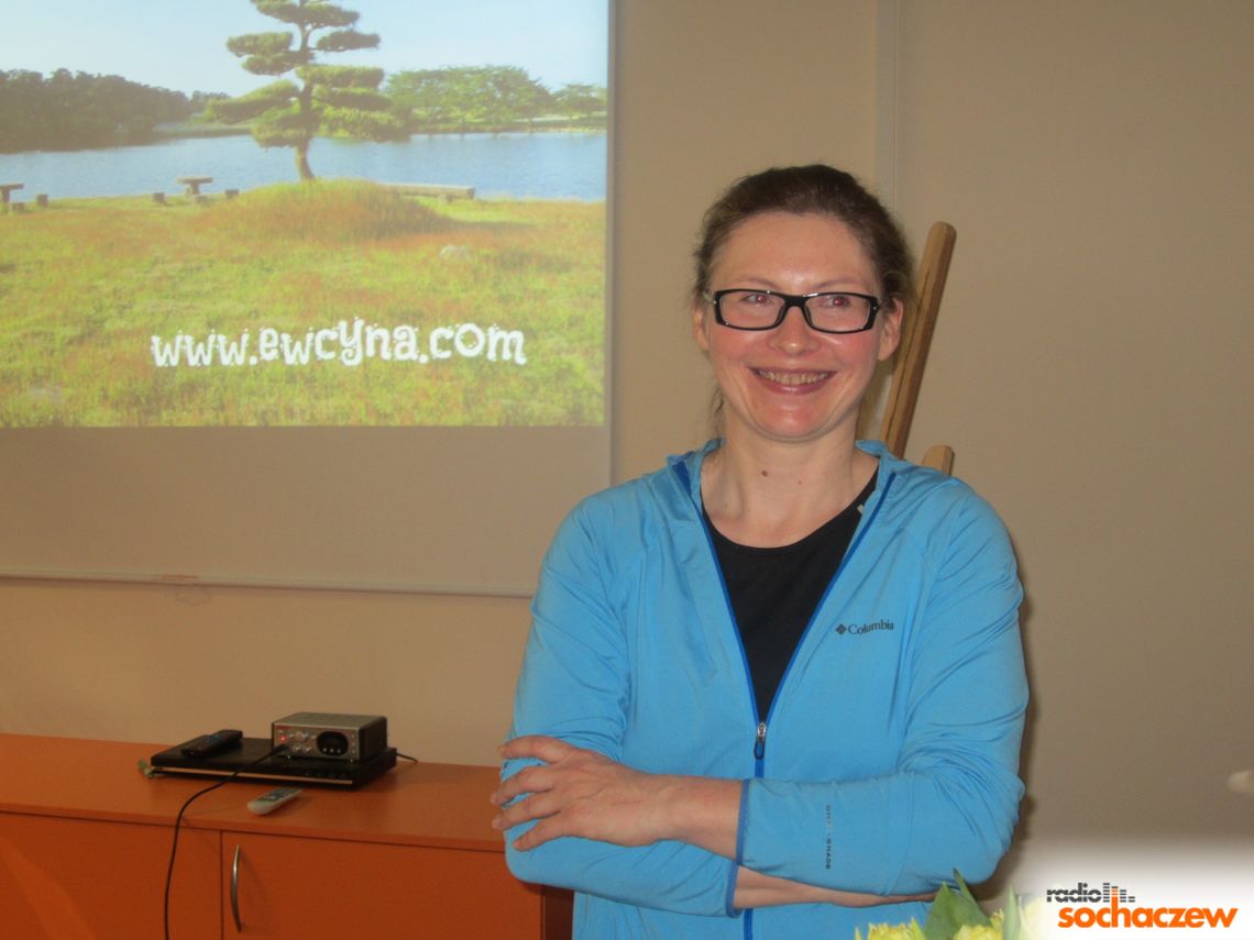 Rowerem po świecie, czyli Ewa Świderska opowiadała w Sochaczewie Rowerem po świecie, czyli Ewa Świderska opowiadała w Sochaczewie