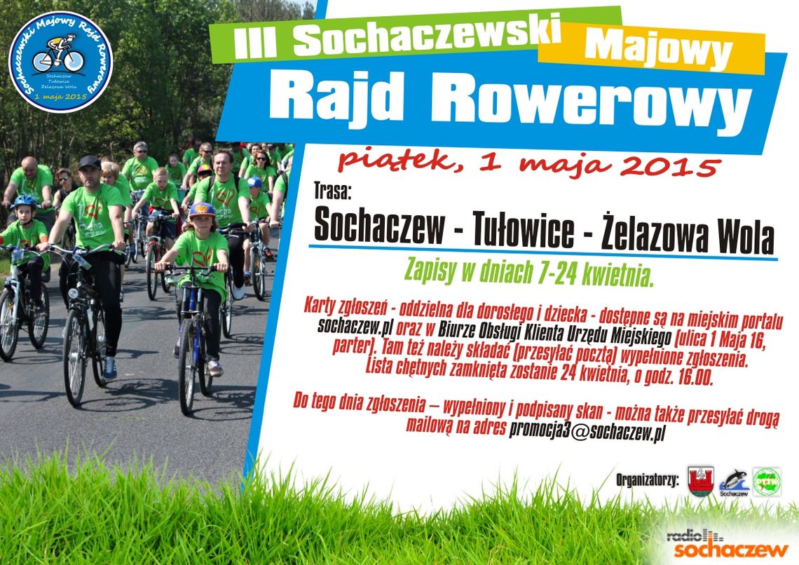 Ruszyły zapisy na Majowy Rajd Rowerowy