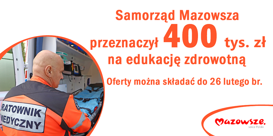 Samorząd Mazowsza dofinansuje edukację zdrowotną - 7 Dni na Mazowszu
