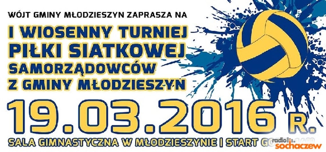 Samorządowcy zagrają w siatkówkę Samorządowcy zagrają w siatkówkę