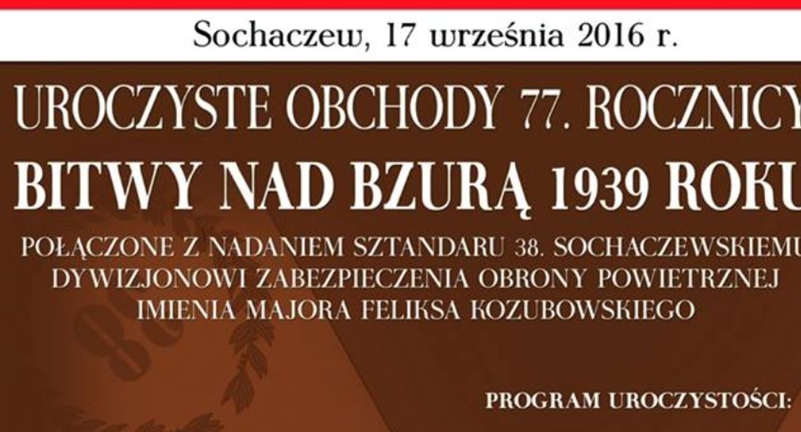 Sochaczew: przygotowania do obchodów 77 rocznicy bitwy nad Bzurą