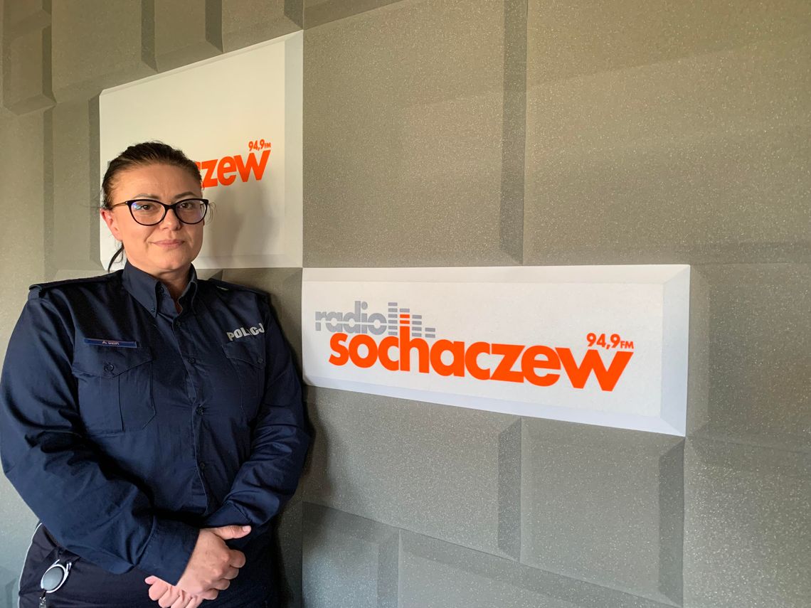 Starszy aspirant Agnieszka Dzik oficer prasowy Komendanta Powiatowego Policji w Sochaczewie