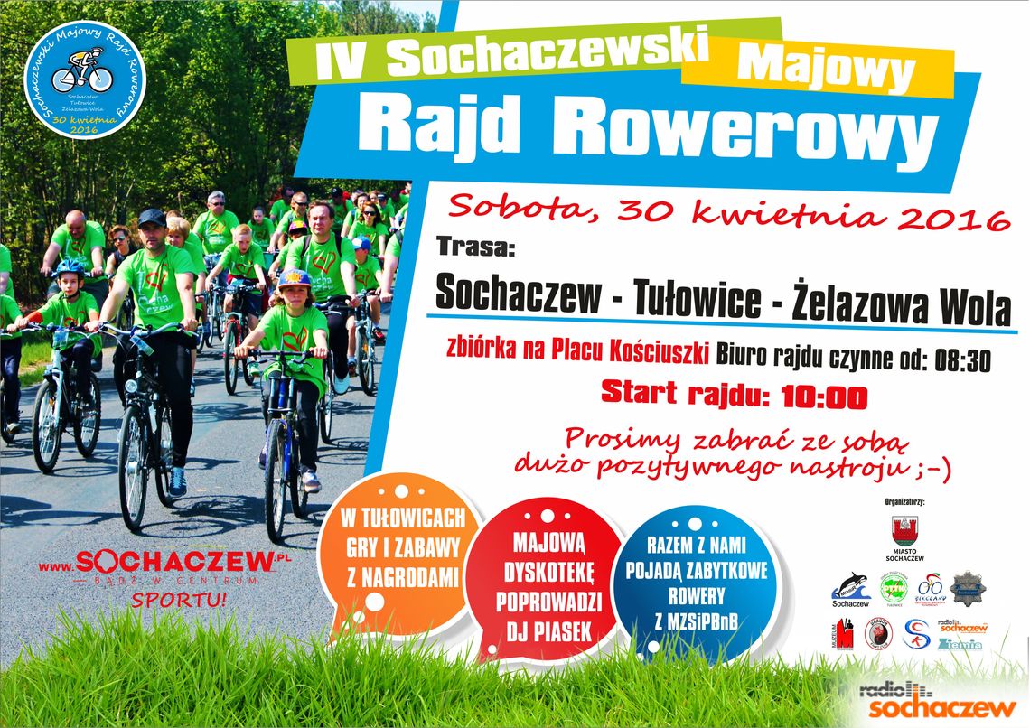 Trwają zapisy na Majowy Rajd Rowerowy Trwają zapisy na Majowy Rajd Rowerowy