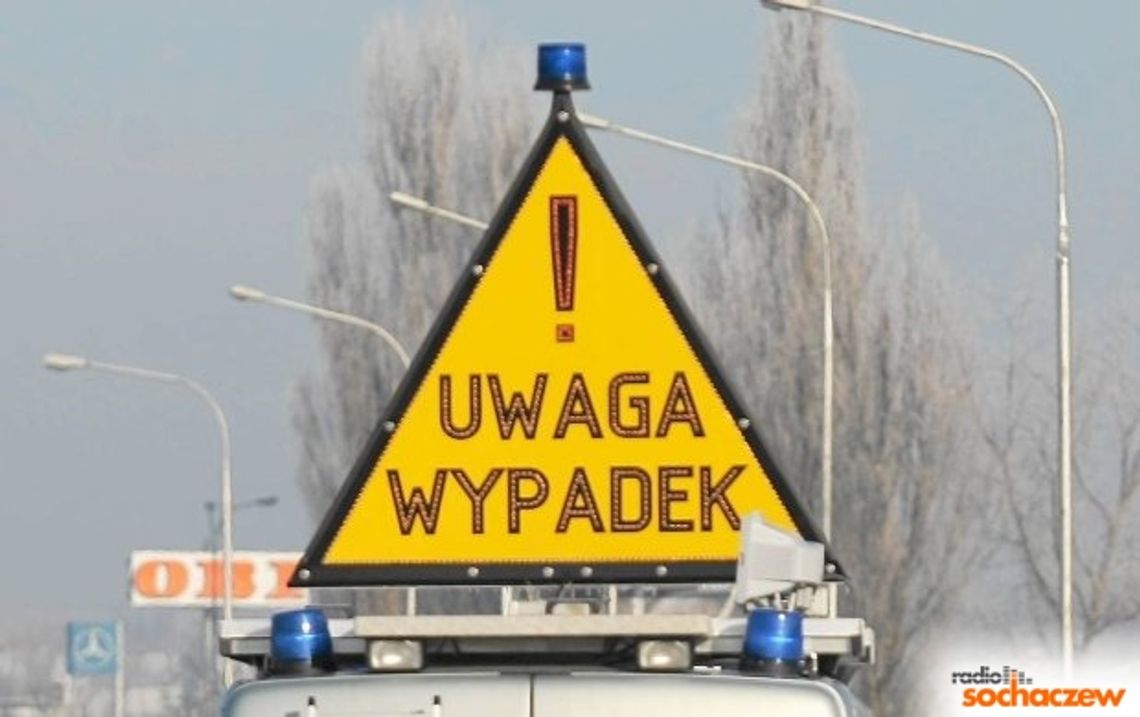 Uwaga kierowcy! Wypadek na DK nr 50! Uwaga kierowcy! Wypadek na DK nr 50!