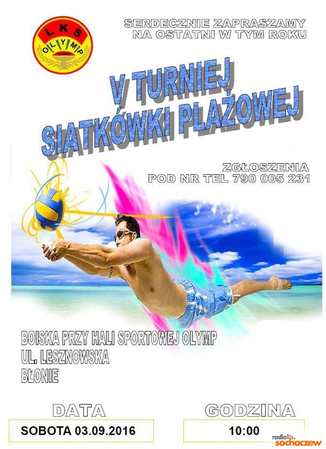 V Turniej Siatkówki Plażowej w Błoniu - Zaproszenie