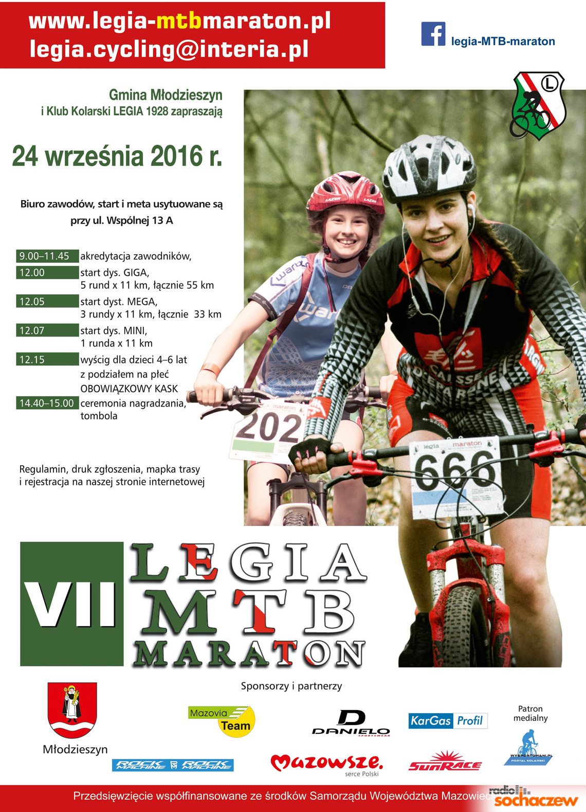 VII Legia MTB Maraton w Młodzieszynie