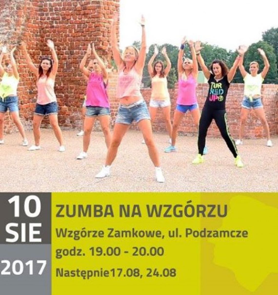 W czwartek Zumba na wzgórzu zamkowym w Sochaczewie