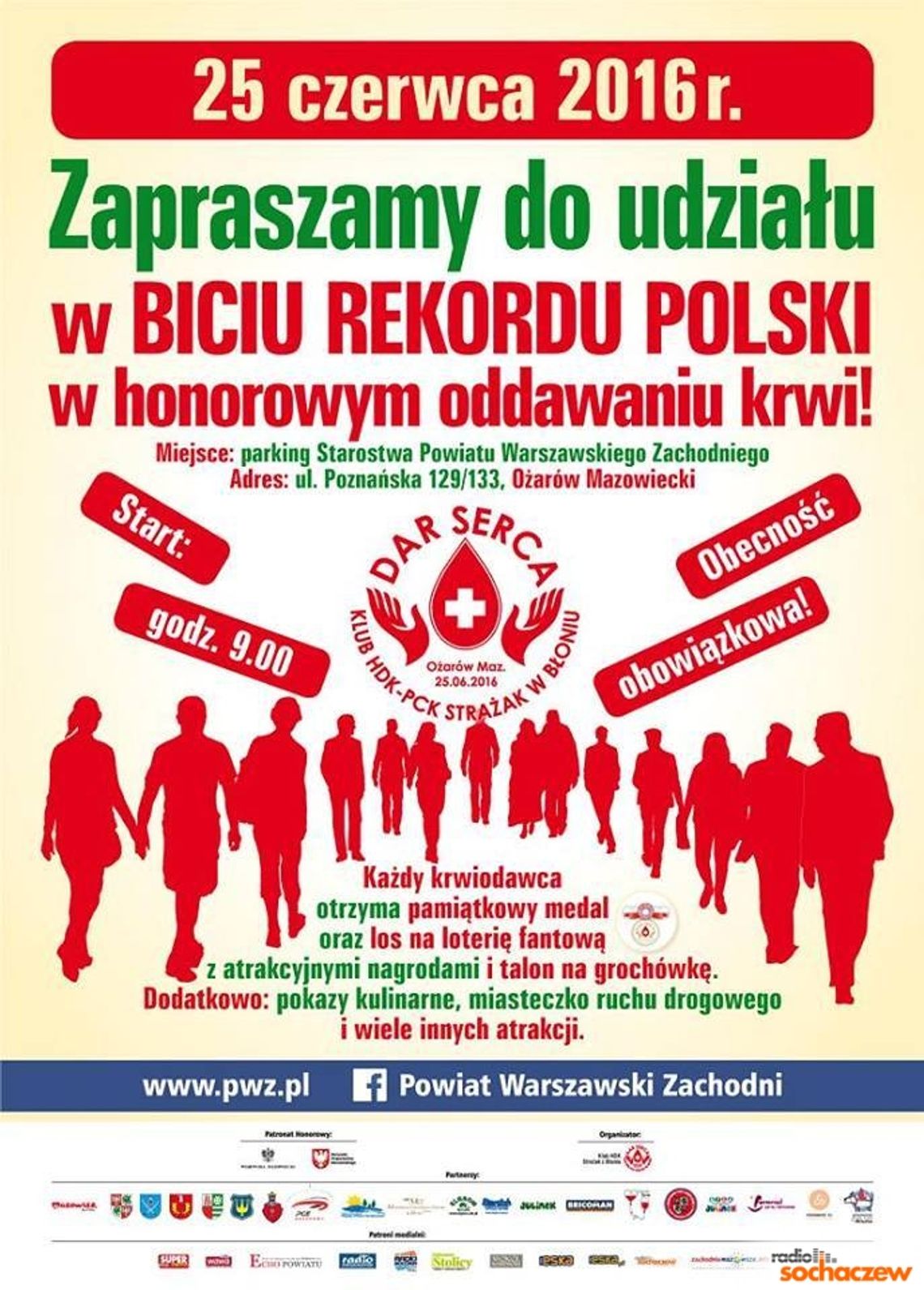 W siedzibie starostwa powiatu warszawsko zachodniego będzie bity rekord w oddawaniu krwi W siedzibie starostwa powiatu warszawsko zachodniego będzie bity rekord w oddawaniu krwi