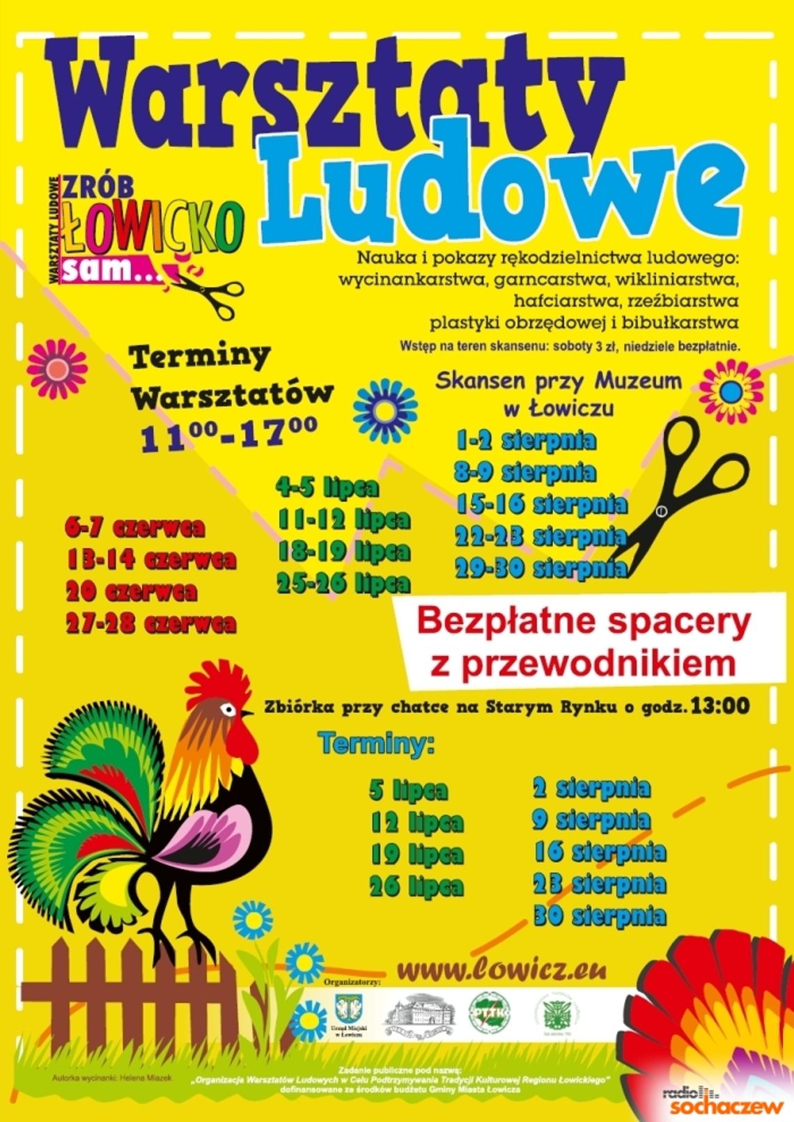 Warsztaty ludowe przez całe wakacje w Łowiczu