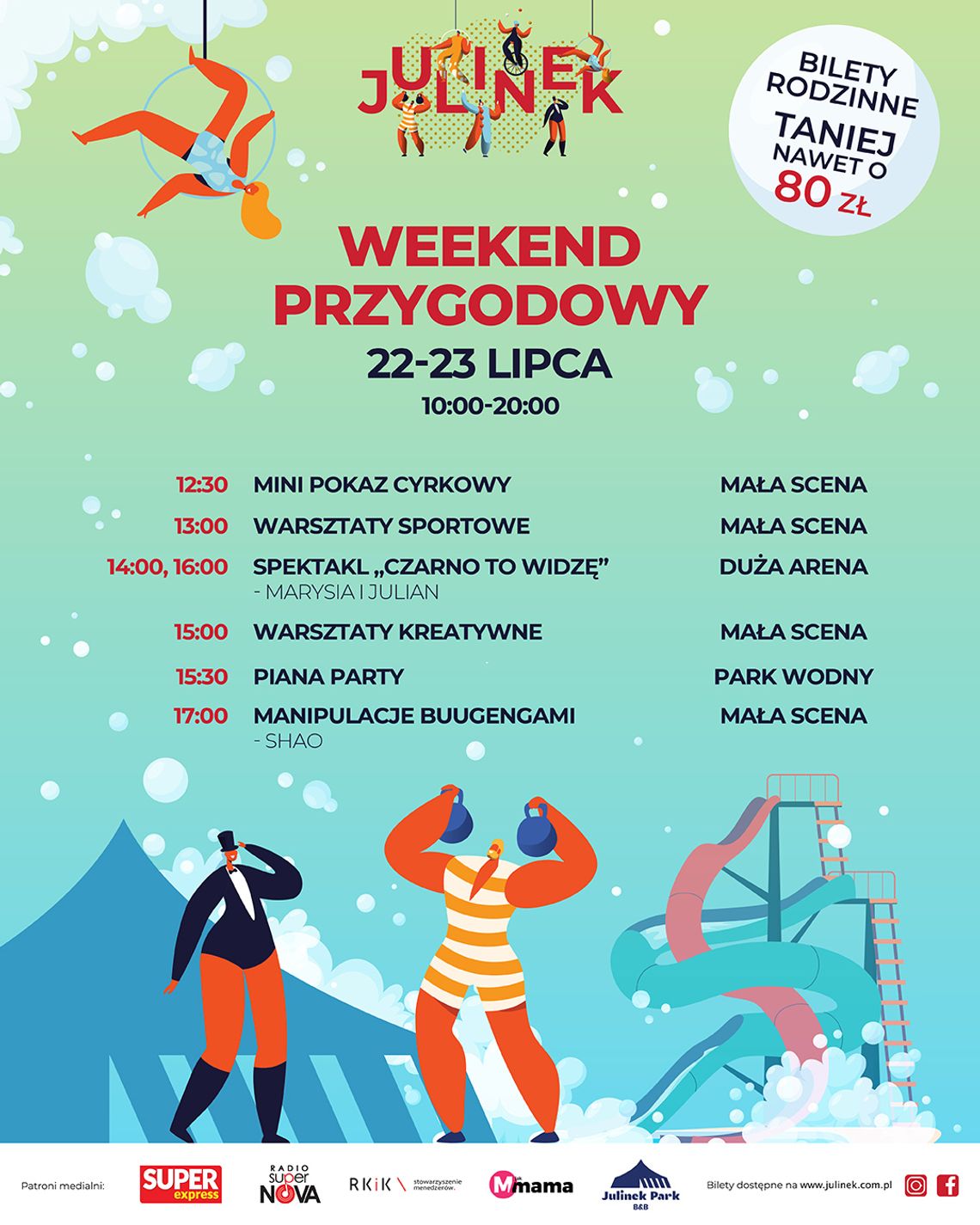 Weekend pełen niesamowitych przygód i olśniewających złudzeń. Julinek Park przenosi do krainy magii i supermocy