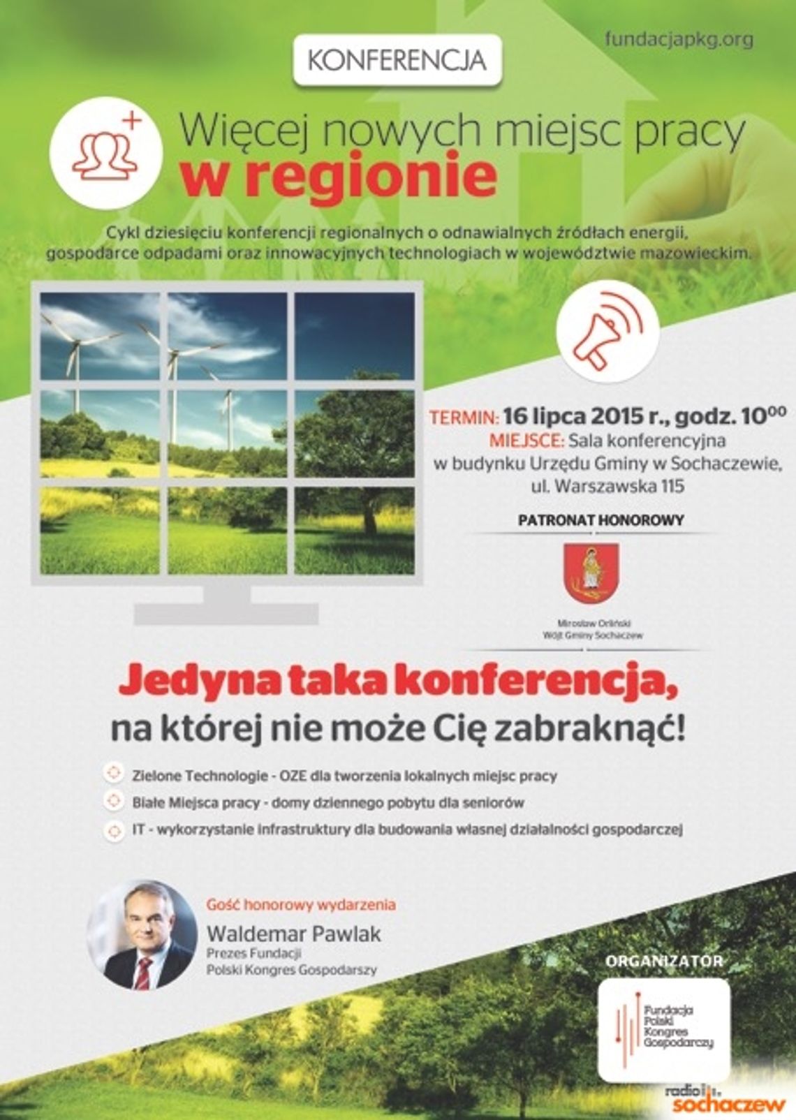 Więcej nowych miejsc pracy w regionie - konferencja