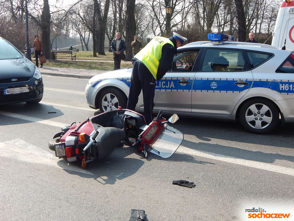 Wypadek samochodowy w Sochaczewie