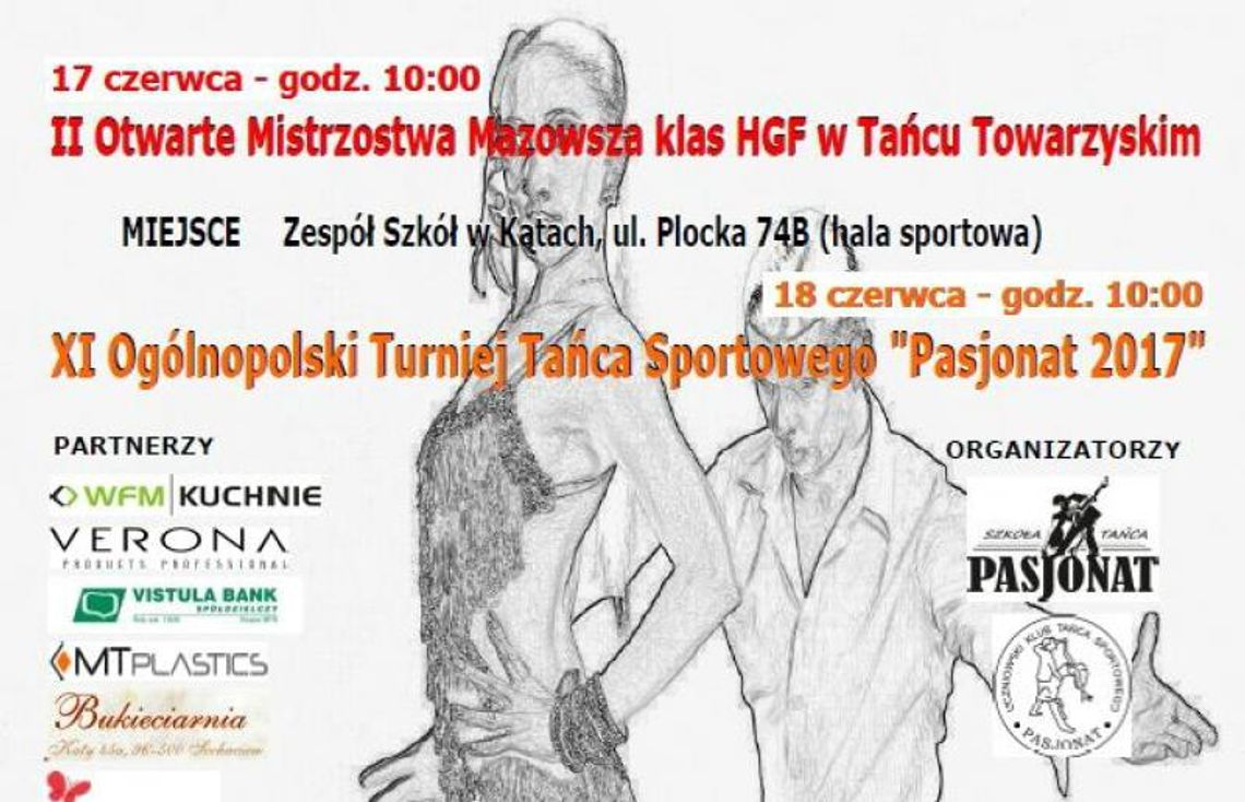 XI Ogólnopolski Turniej Tańca "Pasjonat 2017"