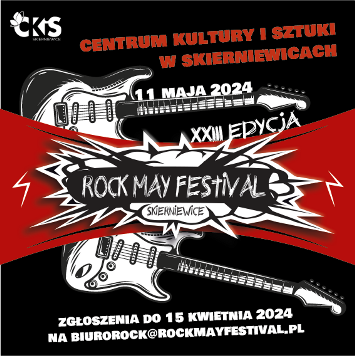 XXIII Rock May Festival w Skierniewicach. Możecie zgłosić swoją kapelę