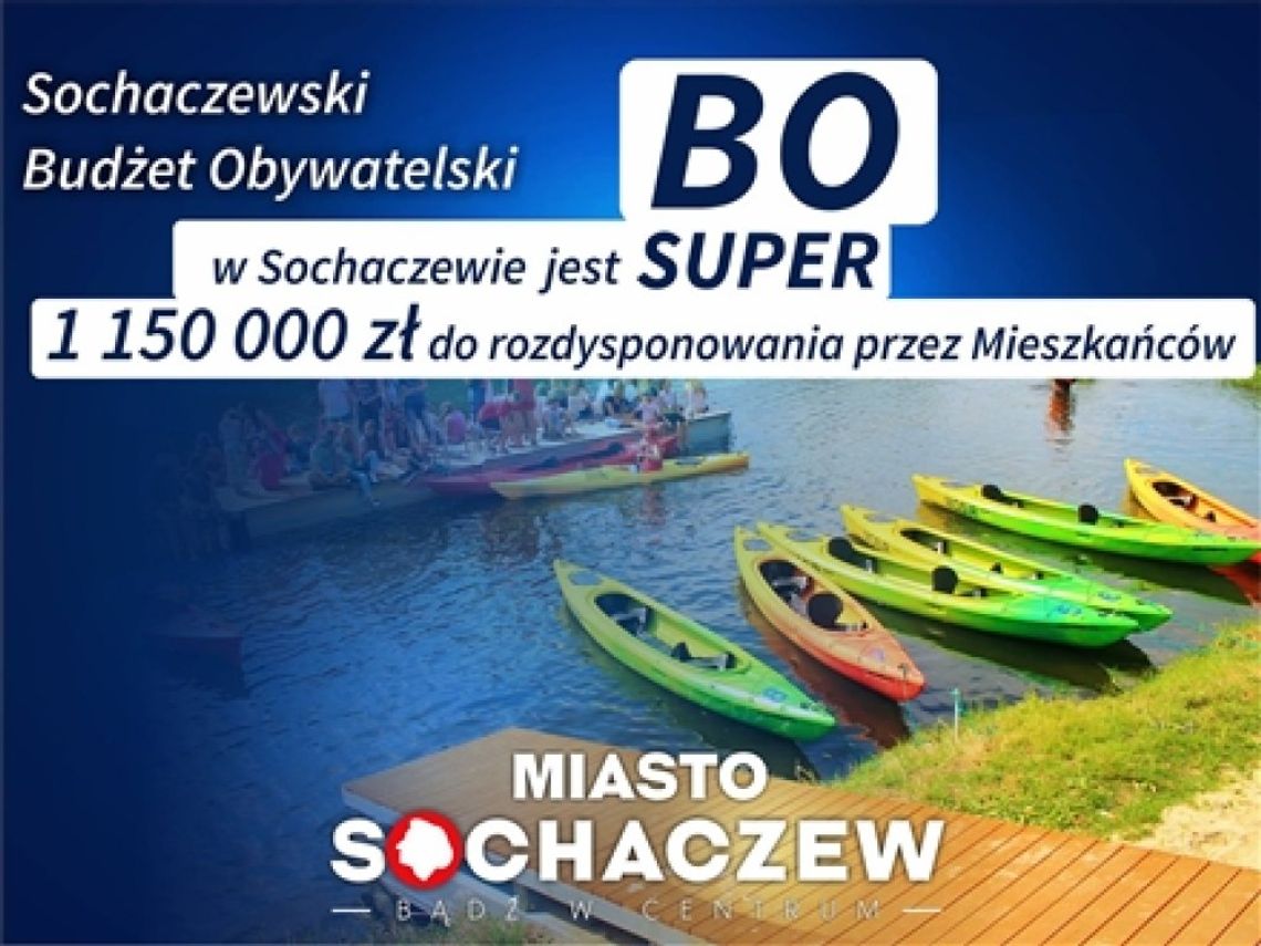 Zakończyło się już składanie wniosków do kolejnej edycji Sochaczewskiego Budżetu Obywatelskiego