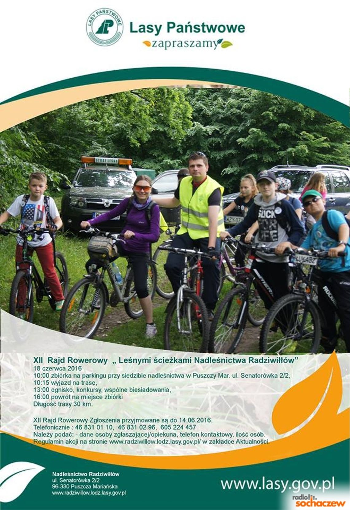 Zapraszamy do udziału w XII Rajdzie Rowerowym Zapraszamy do udziału w XII Rajdzie Rowerowym