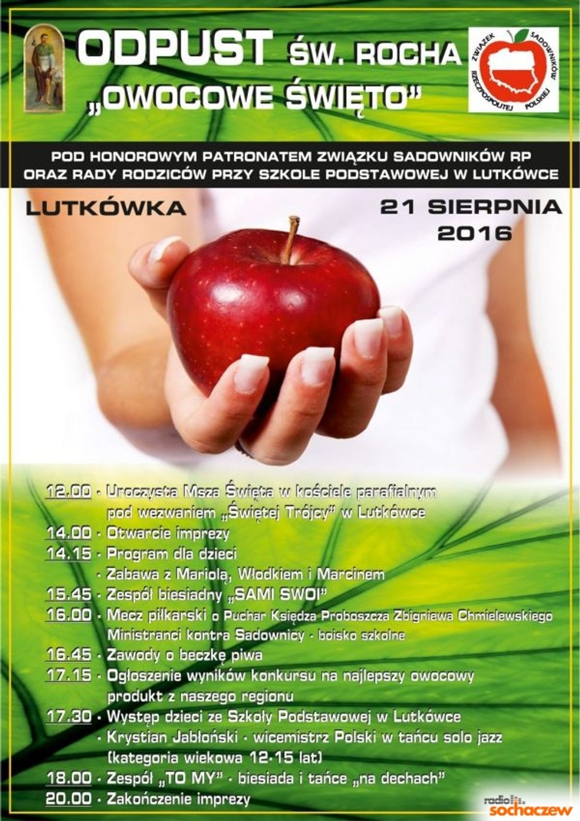 Zapraszamy na Odpust w Lutkówce