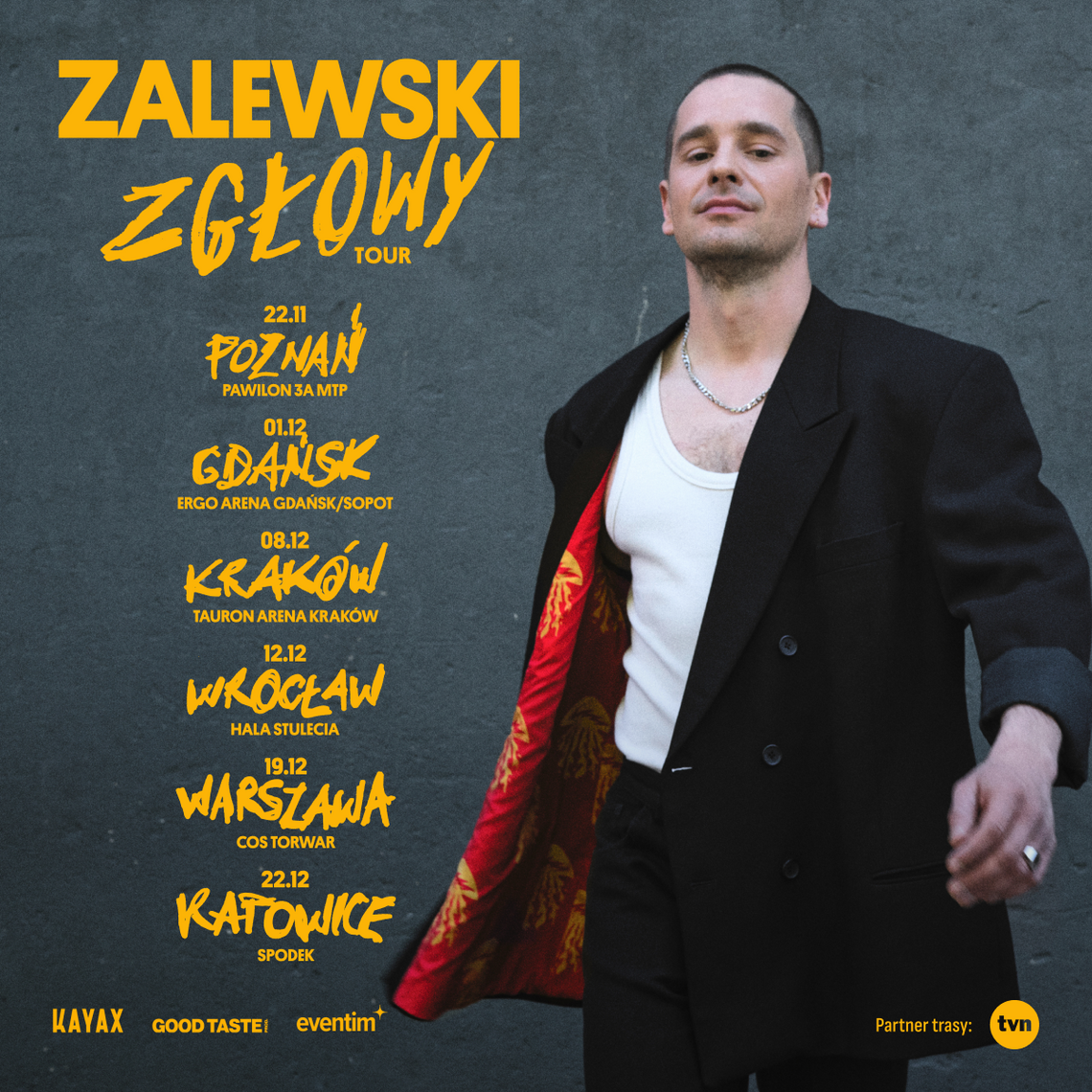 ZGŁOWY TOUR - KRZYSZTOF ZALEWSKI RUSZA W TRASĘ!