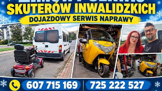 DOJAZDOWY SERWIS SKUTERÓW INWALIDZKICH Sochaczew - ZADBAJ O SPRZĘT ZIMĄ