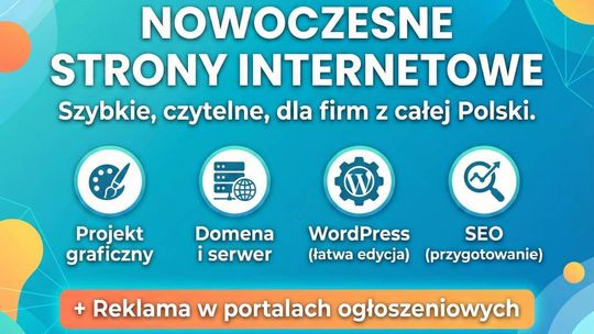 Nowoczesne strony WWW + promocja firmy w portalach ogłoszeniowych Nowoczesne strony WWW + promocja firmy w portalach ogłoszeniowych