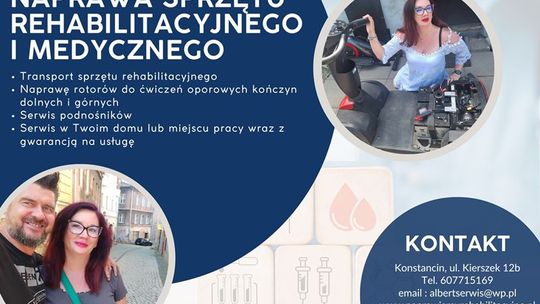 Serwis Sprzętu Rehabilitacyjnego i Medycznego WARSZAWA MAZOWIECKIE